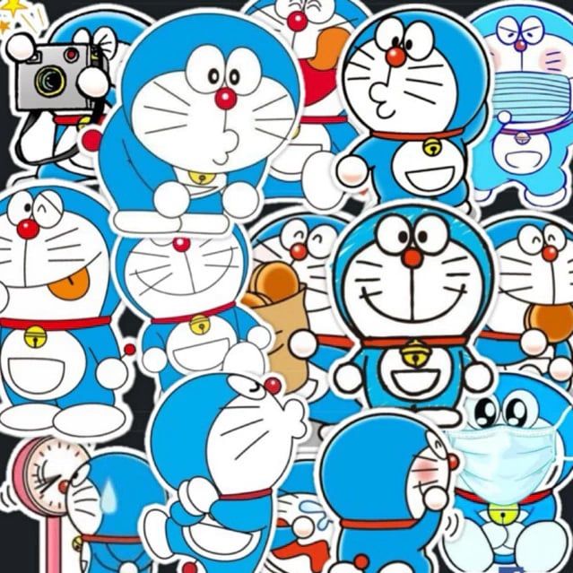 [ Hỏa tốc HCM ][ Vũ Trí Ba ] SET 50 STICKER DOREMON SIÊU CHẤT DÁN TRANG TRÍ