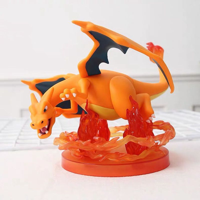 Full Box 18cm [ hỏa tốc hcm ]Mô hình Pokemon rồng lửa charizard cấp 3