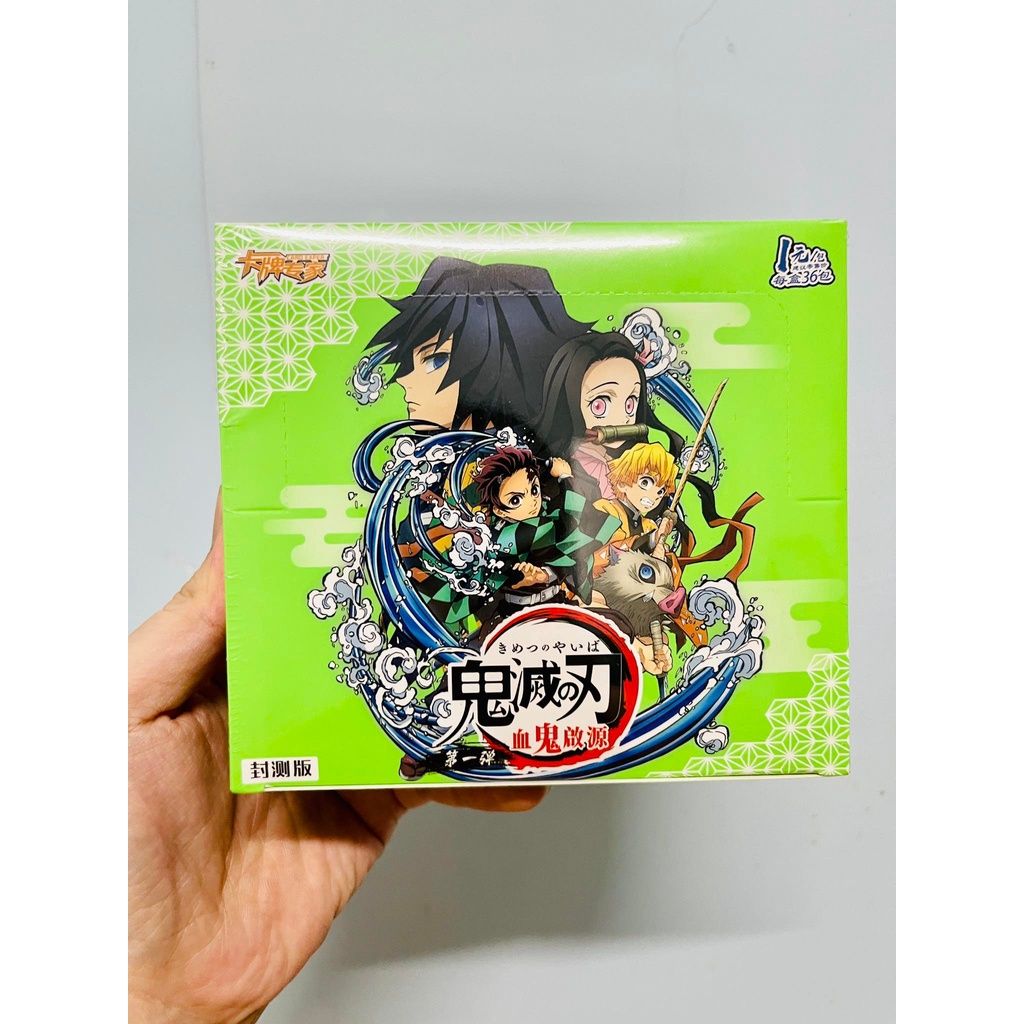 [ hỏa tốc hcm ][ Vũ Trí Ba ] Hộp Thẻ Bài 5 ảnh nhân phẩm ngẫu nhiên Anime thanh gươm diệt quỷ Kimetsu no Yaiba