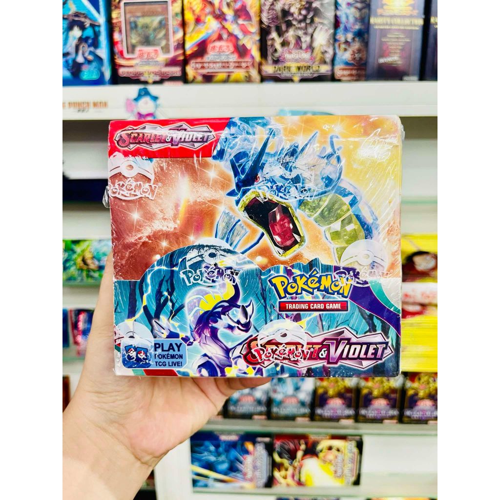 Tặng 10 THẺ NĂNG LƯỢNG [ hỏa tốc ] [ Vũ Trí Ba ] Hộp 360 thẻ Pokemon Scarlet & Violet Cao Cấp