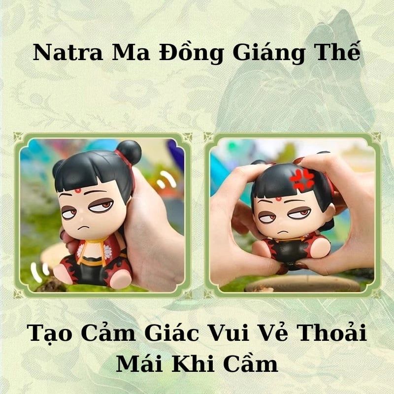 CÓ VIDEO [ Hỏa tốc HCM ] Đồ chơi Natra ma đồng náo hải đàn hồi vui nhộn na tra giảm stress mô hình dễ thương 11cm