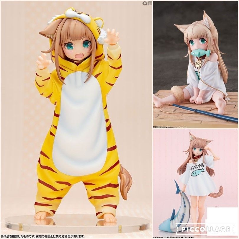 [ hỏa tốc hcm ] Mô Hình FuLLBox 16cm kinako Palette bé mèo cat girl cute cosplay Kawaii Dress up anime waifu