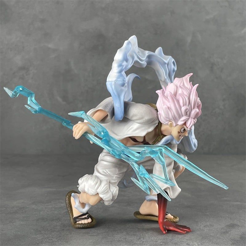 22cm FULL BOX [ hỏa tốc hcm ][ Vũ Trí Ba ] Mô hình nhân vật Luffy Gear 5 cầm sét - One Piece