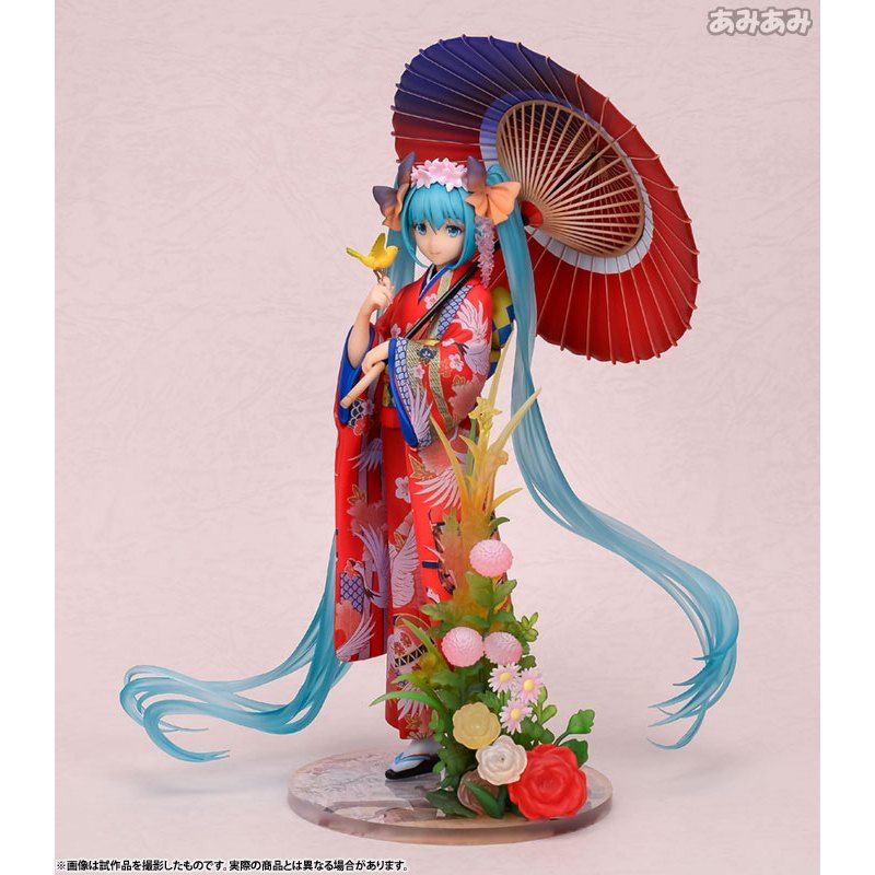 Full Box 25cm VIDEO [ hỏa tốc hcm ] Vũ Trí Ba Mô hình Miku Hatsune kimono Hanairogoromo anime waifu