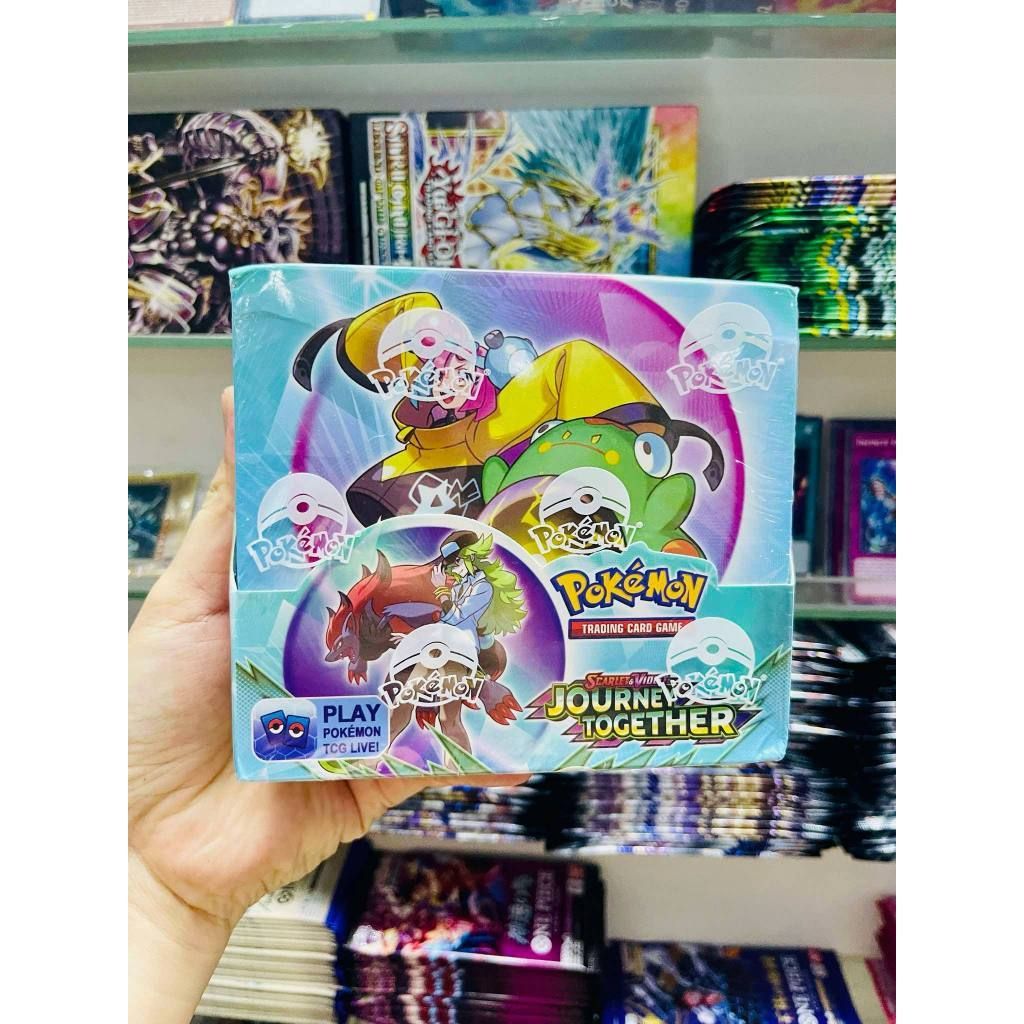 Tặng 10 THẺ NĂNG LƯỢNG [ hỏa tốc HCM ] Vũ Trí Ba Hộp 360 thẻ Pokemon Journey Together Cao Cấp