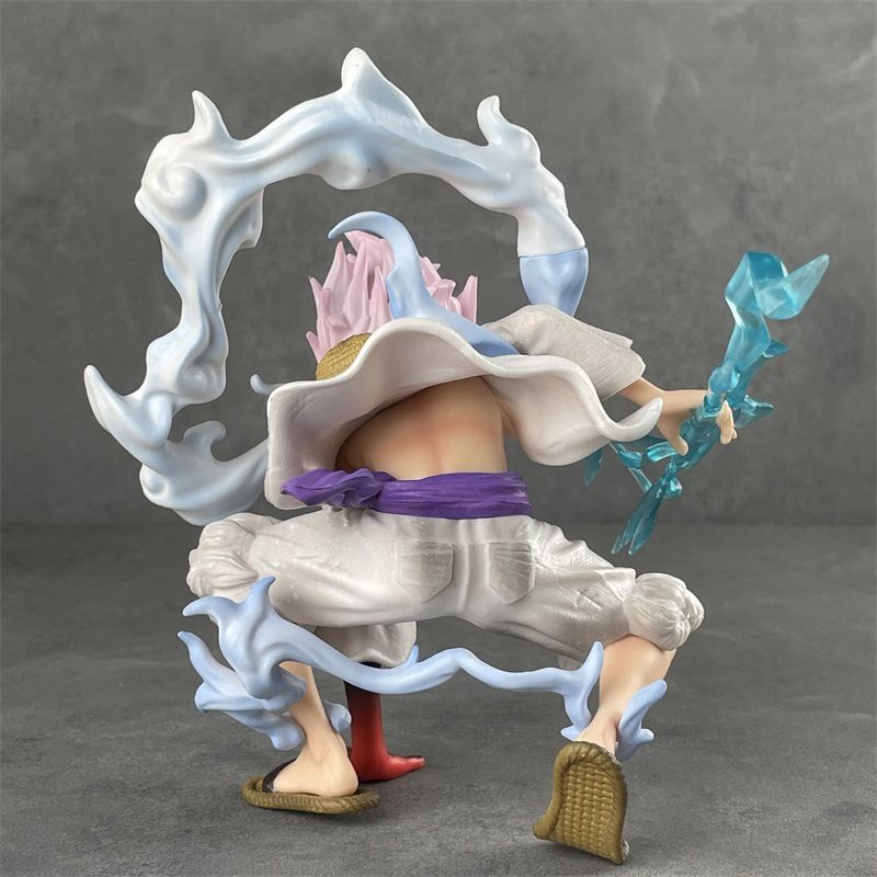 22cm FULL BOX [ hỏa tốc hcm ][ Vũ Trí Ba ] Mô hình nhân vật Luffy Gear 5 cầm sét - One Piece