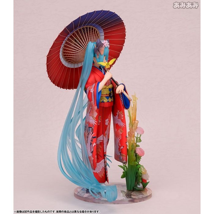 Full Box 25cm VIDEO [ hỏa tốc hcm ] Vũ Trí Ba Mô hình Miku Hatsune kimono Hanairogoromo anime waifu
