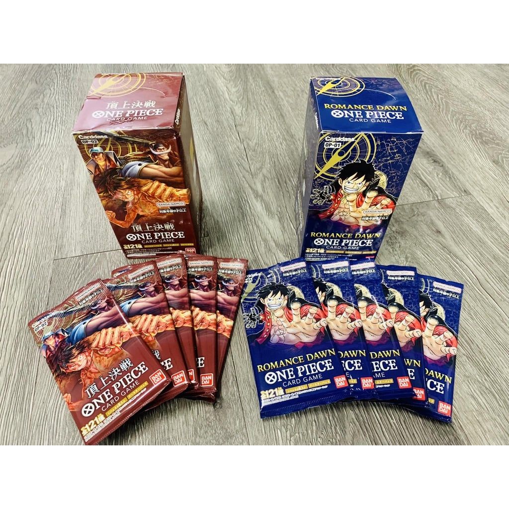 OP01 đến OP14 [Chính hãng] 1 Túi thẻ trò chơi ONE PIECE ROMANCE DAWN PRB01