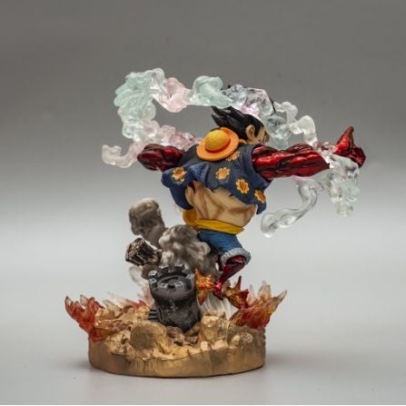 15cm FuLL BoX [ Vũ Trí Ba ] Mô hình nhân vật Luffy gear 4 - One Piece