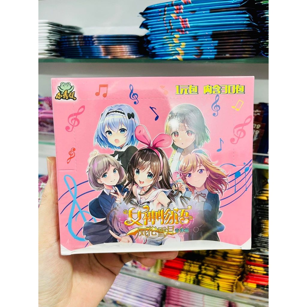 [ hỏa tốc hcm ][ Vũ Trí Ba ] Hộp Thẻ Bài 5 ảnh nhân phẩm waifu Anime goddess story sword art online