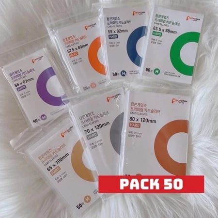 CÓ VIDEO [ Hỏa tốc HCM ] Bọc thẻ Sleeve bảo vệ popcorn Card Idol, Ảnh lưu niệm tránh bị hỏng xước bay màu Set 50/Gói