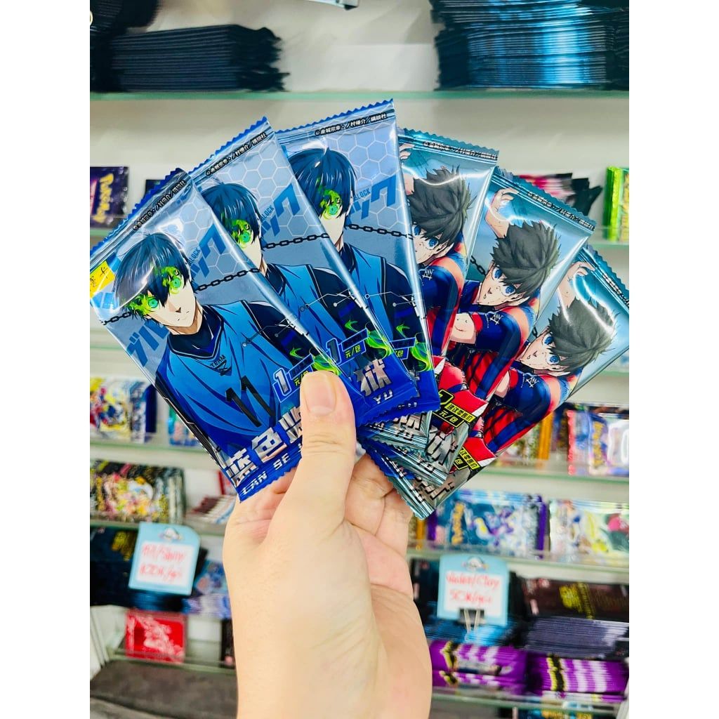 [ hỏa tốc hcm ][ Vũ Trí Ba ] [Mua 5 tặng 1] Set 5 ảnh thẻ nhân phẩm Anime Blue Lock ngẫu nhiên
