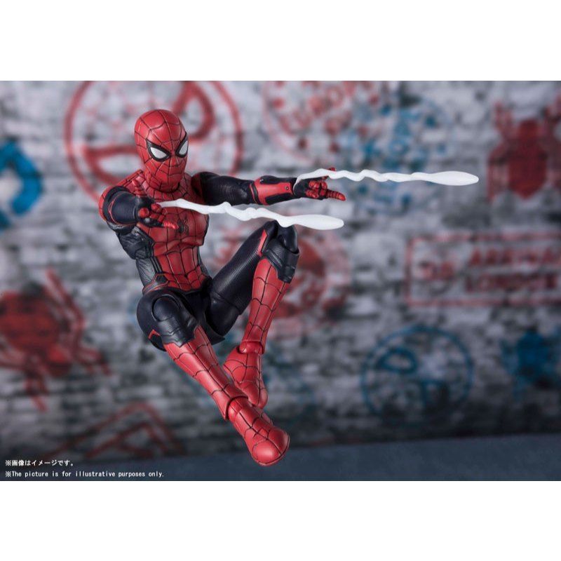 16cm [ Hỏa tốc ] Mô hình S.H.Figuarts Spider-Man Upgrade Suit Far From Home
