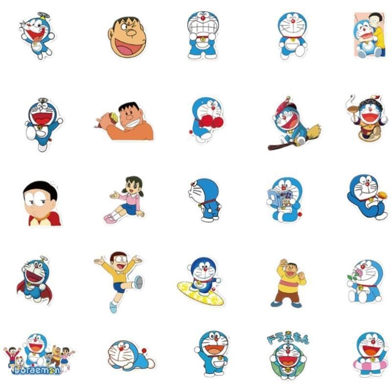 [ Hỏa tốc HCM ][ Vũ Trí Ba ] SET 50 STICKER DOREMON SIÊU CHẤT DÁN TRANG TRÍ