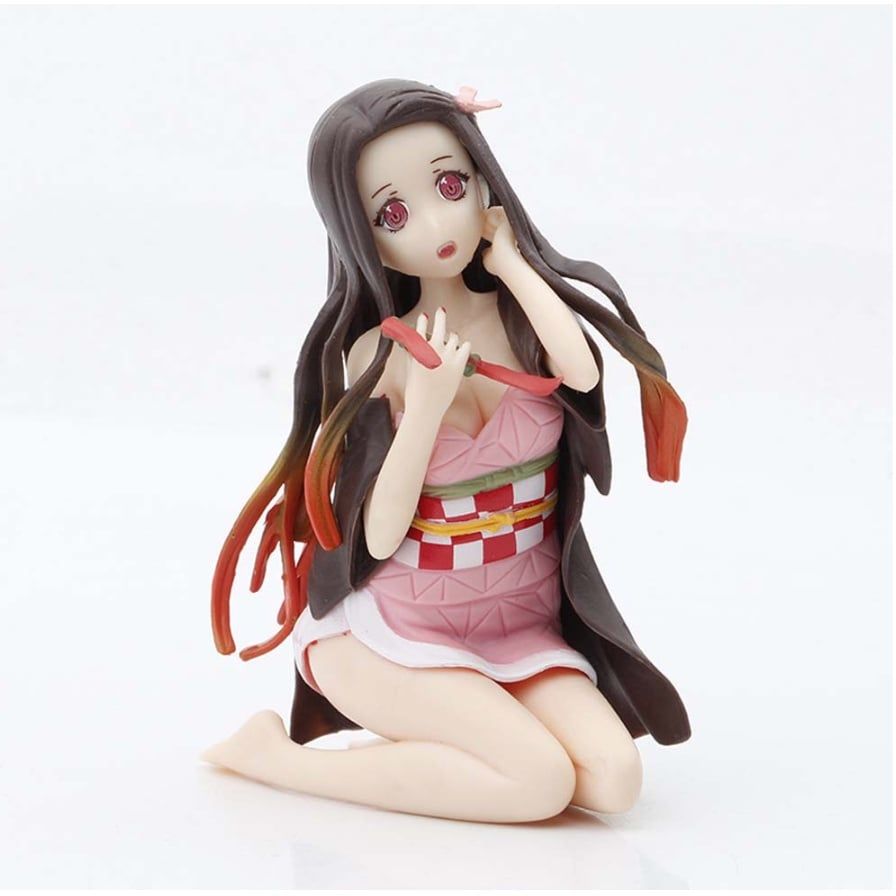 [ Vũ Trí Ba ] Mô hình nhân vật Nezuko ngồi cực dễ thương - Kimetsu no Yaiba