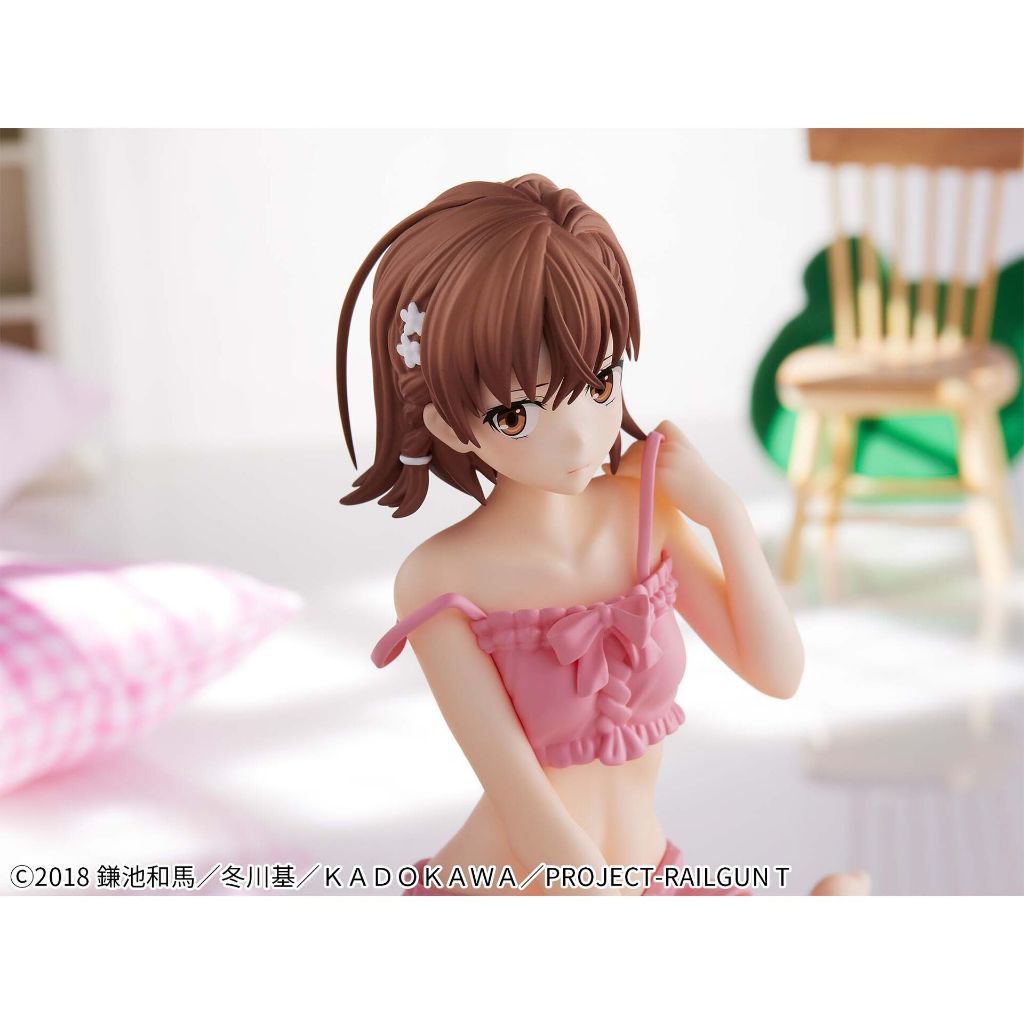 15cm [ hỏa tốc hcm ][ Vũ Trí Ba ] Mô hình To Aru Kagaku no Railgun - Shokuhou Misaki Misaka Mikoto đồ ngủ