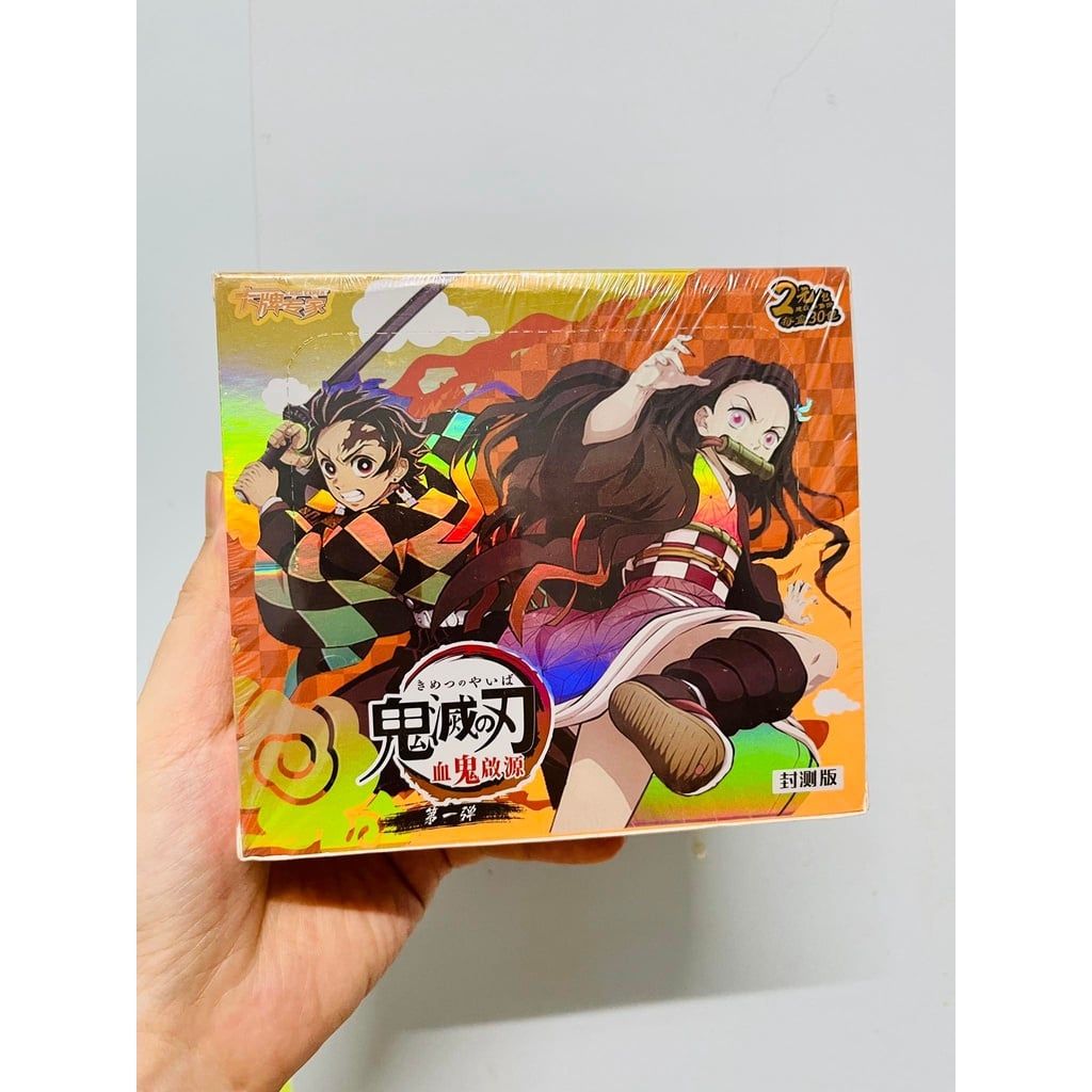 [ hỏa tốc hcm ][ Vũ Trí Ba ] Hộp Thẻ Bài 5 ảnh nhân phẩm ngẫu nhiên Anime thanh gươm diệt quỷ Kimetsu no Yaiba