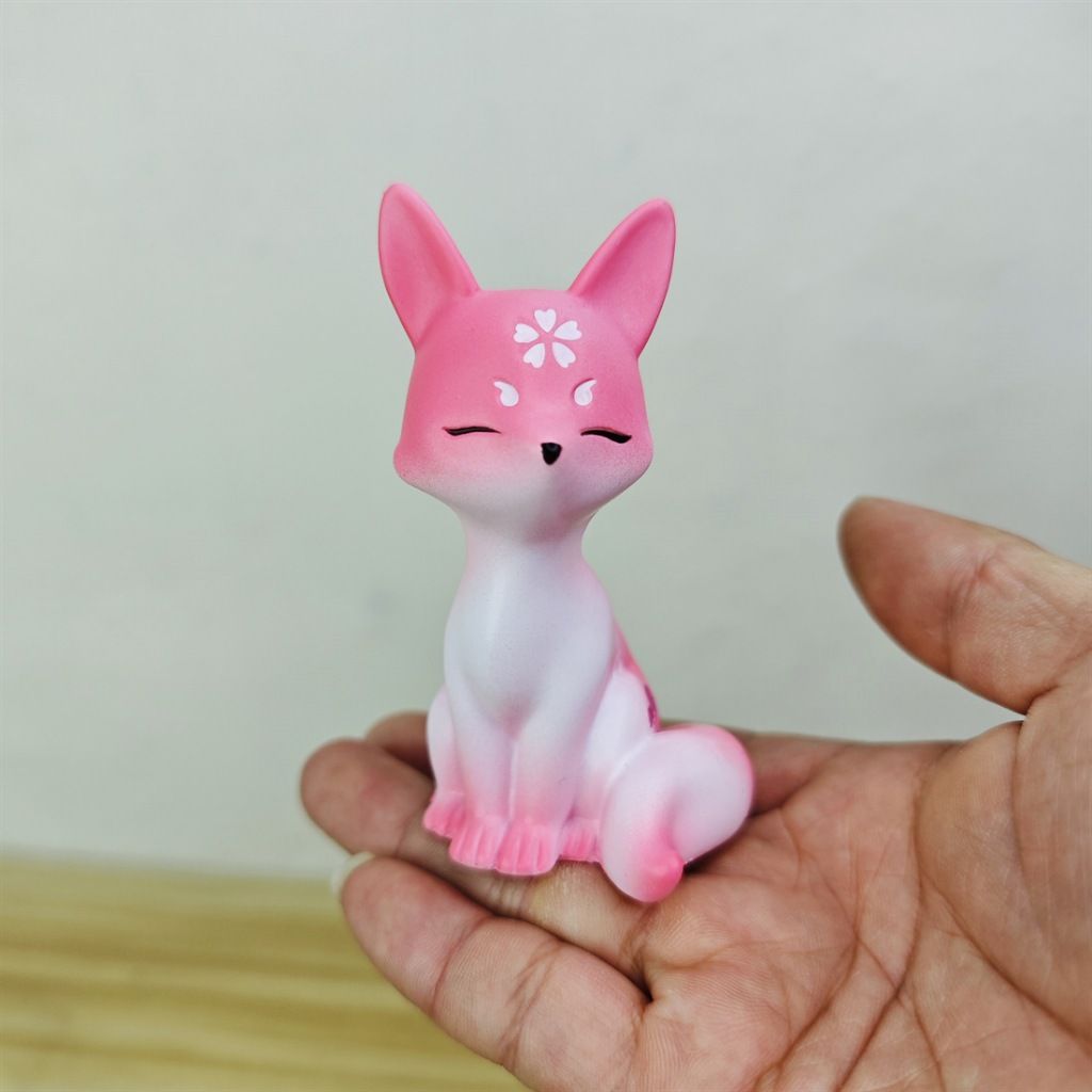 [ hỏa tốc hcm ][ Vũ Trí Ba ] Mô hình con cáo Genshin Impact Yae Miko màu hồng trang trí dễ thương thích hợp làm quà tặng