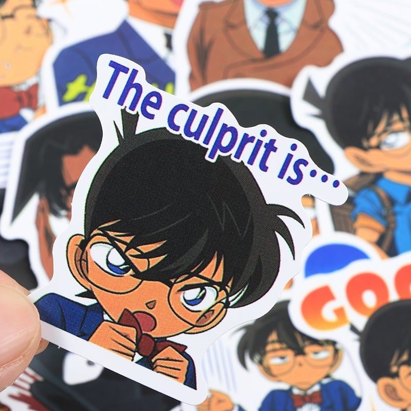 [ Hỏa tốc HCM ][ Vũ Trí Ba ] Sticker thám tử lừng danh Conan Kaito Kid miếng dán decal trang trí