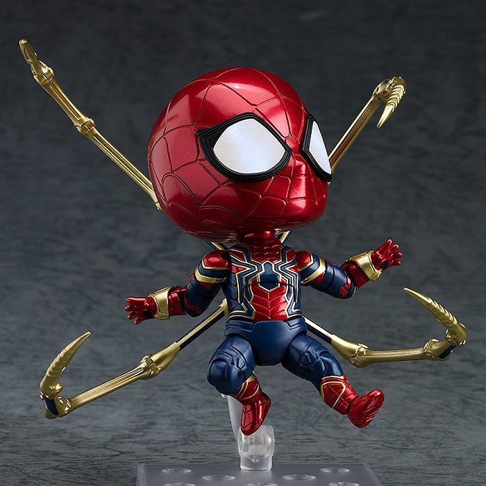 12cm FuLL BoX [ Vũ Trí Ba ] Mô Hình Nendoroid Avengers Infinity War - Iron Spider man spiderman