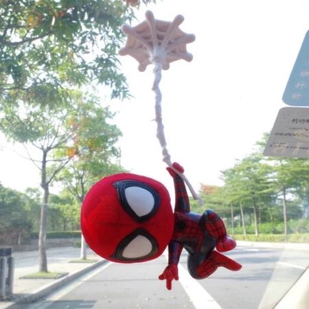 VIDEO [ Hỏa tốc HCM ][ Vũ Trí Ba ] Set 5 Mô Hình Người Nhện Spider Man Bằng Nhựa , Đầu lò xo