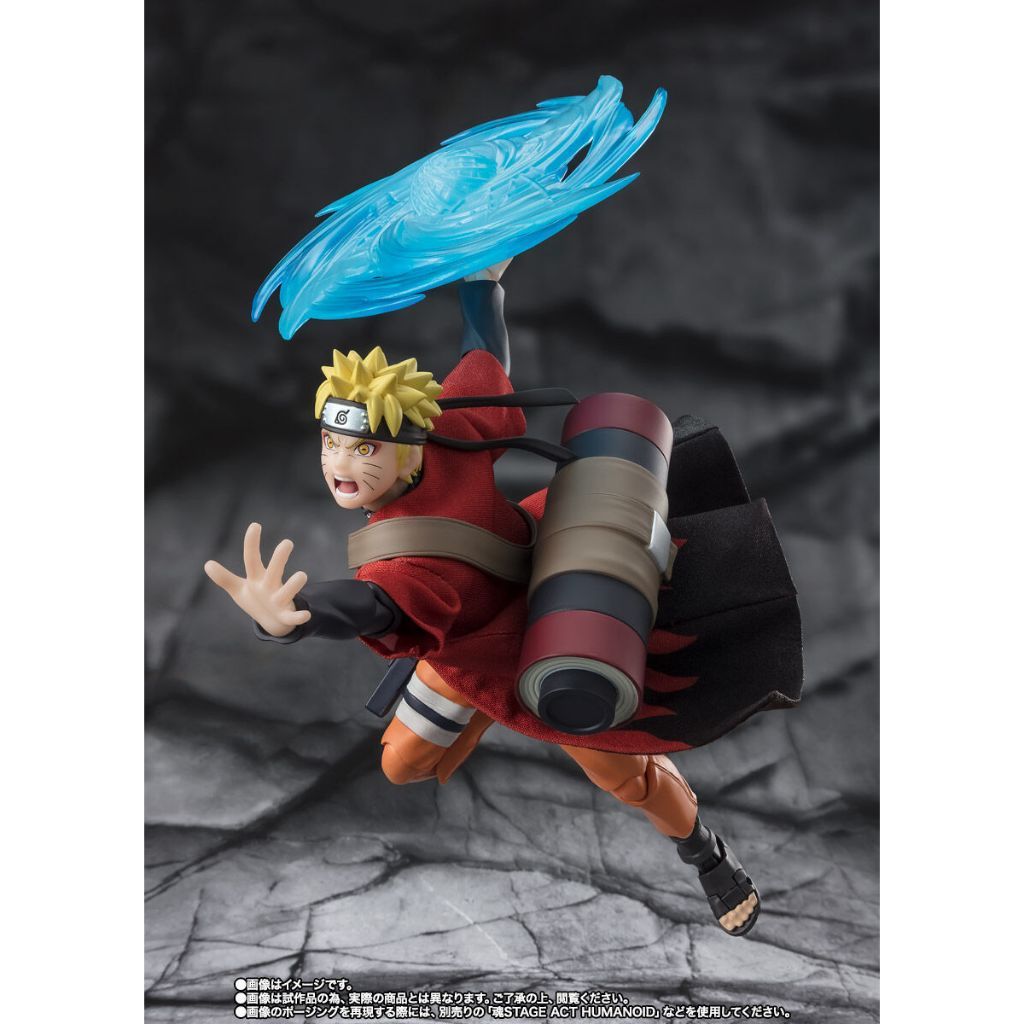 16cm FuLL BoX [ Hỏa tốc HCM ] Mô hình S.H.Figuarts SHF khớp Shippuuden Uzumaki Naruto Sage Mode