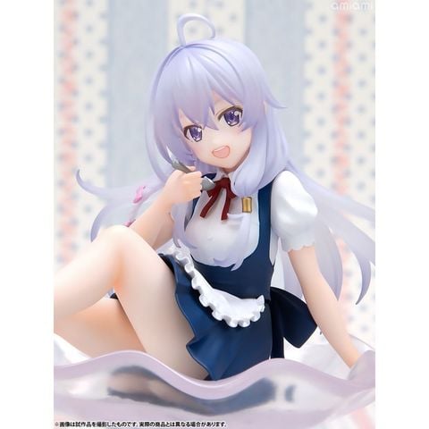 14cm [ hỏa tốc hcm ] Mô hình nhân vật Majo no Tabitabi - Elaina hầu gái ngồi