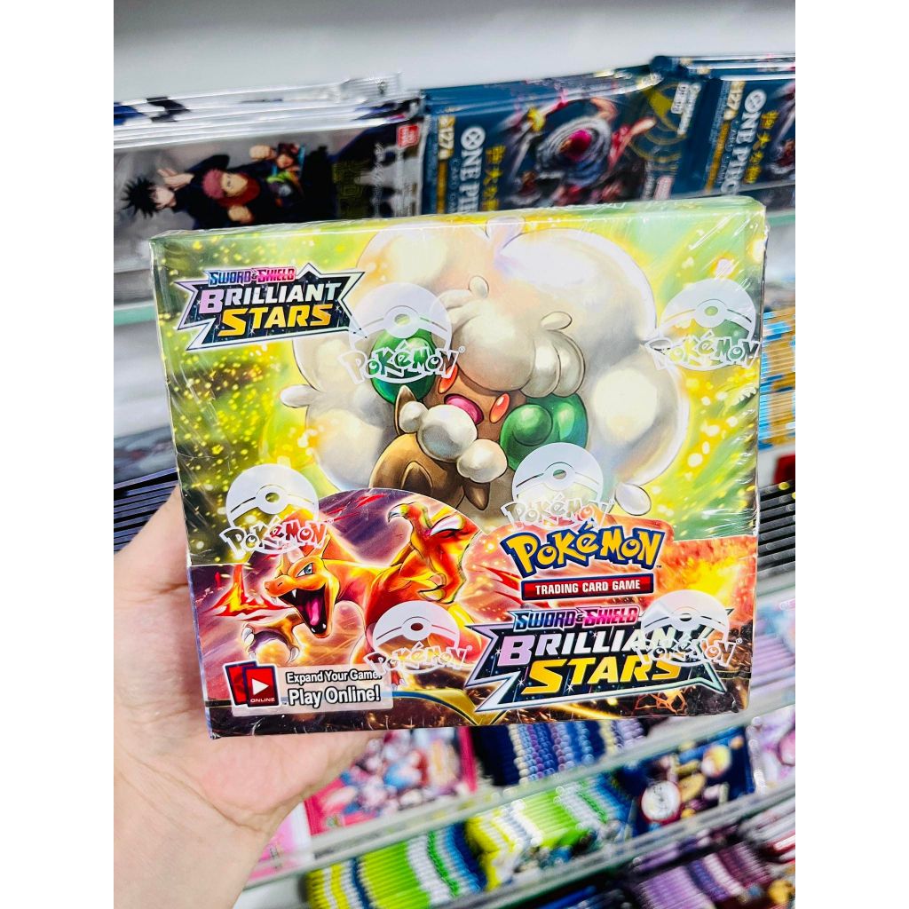 Tặng 10 THẺ NĂNG LƯỢNG [ hỏa tốc ] Hộp 360 thẻ Pokemon Brilliant Stars Cao Cấp Siêu Đẹp Nhiều Loại