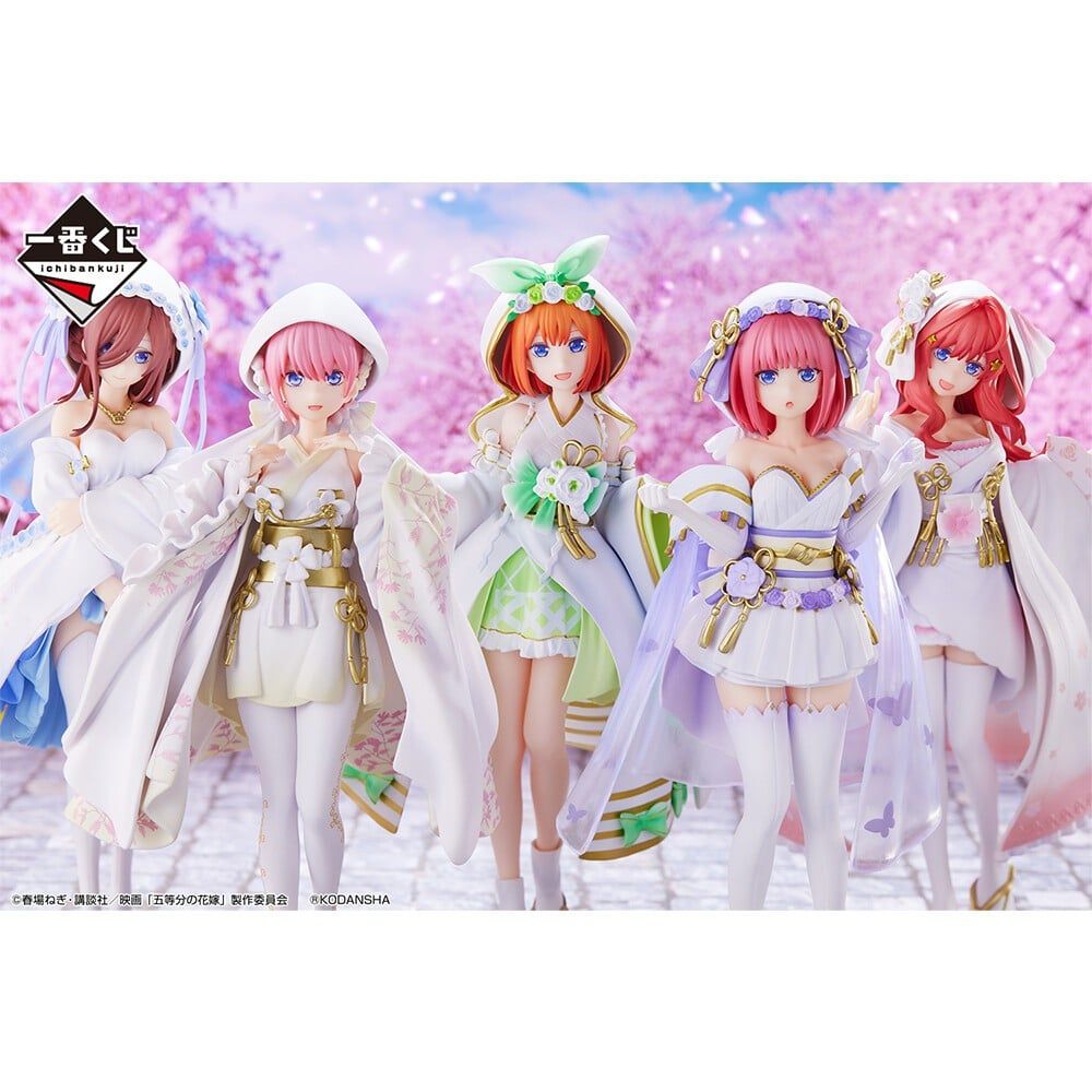 22cm FULL BOX [ hỏa tốc hcm ] Mô hình nakano itsuki ichika miku nino áo cưới nhà có 5 nàng dâu