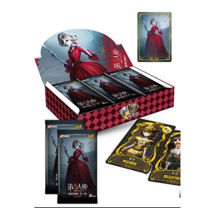 [ hỏa tốc hcm ][ Vũ Trí Ba ] Set 4 ảnh thẻ nhân phẩm Identity V ngẫu nhiên chibi xinh xắn - Chính hãng kayou