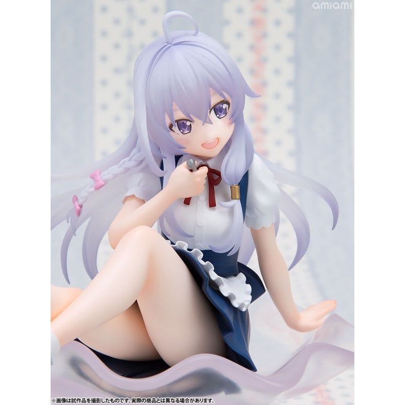 14cm [ hỏa tốc hcm ] Mô hình nhân vật Majo no Tabitabi - Elaina hầu gái ngồi