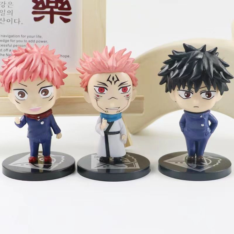 mua 4 tặng 1 [ hỏa tốc ][ Vũ Trí Ba ] Mô hình lookup Megumi Yuji Itadori Gojo Satoru Jujutsu Kaisen