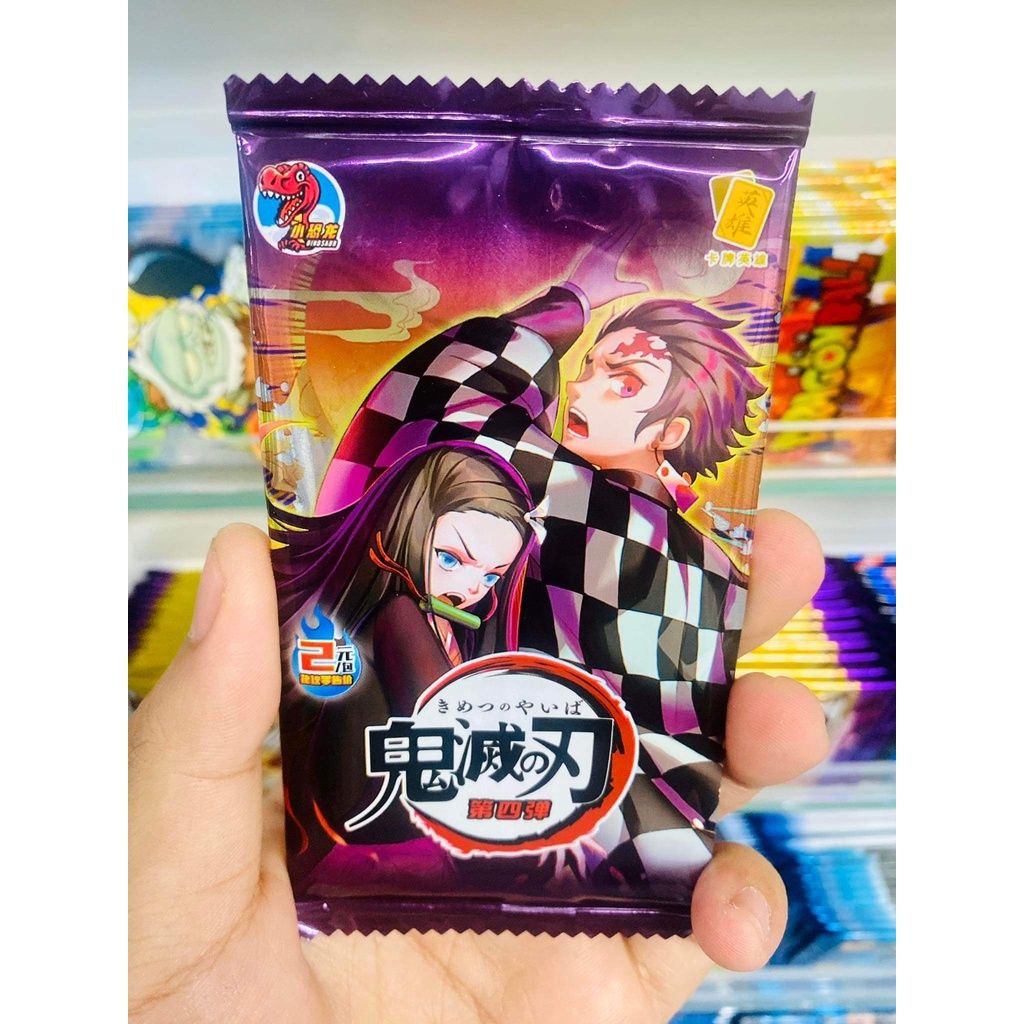 [ hỏa tốc hcm ][ Vũ Trí Ba ] [Mua 5 tặng 1] Tổng hợp ảnh thẻ nhân phẩm Anime Kimetsu no Yaiba Thanh Gươm Diệt Quỷ