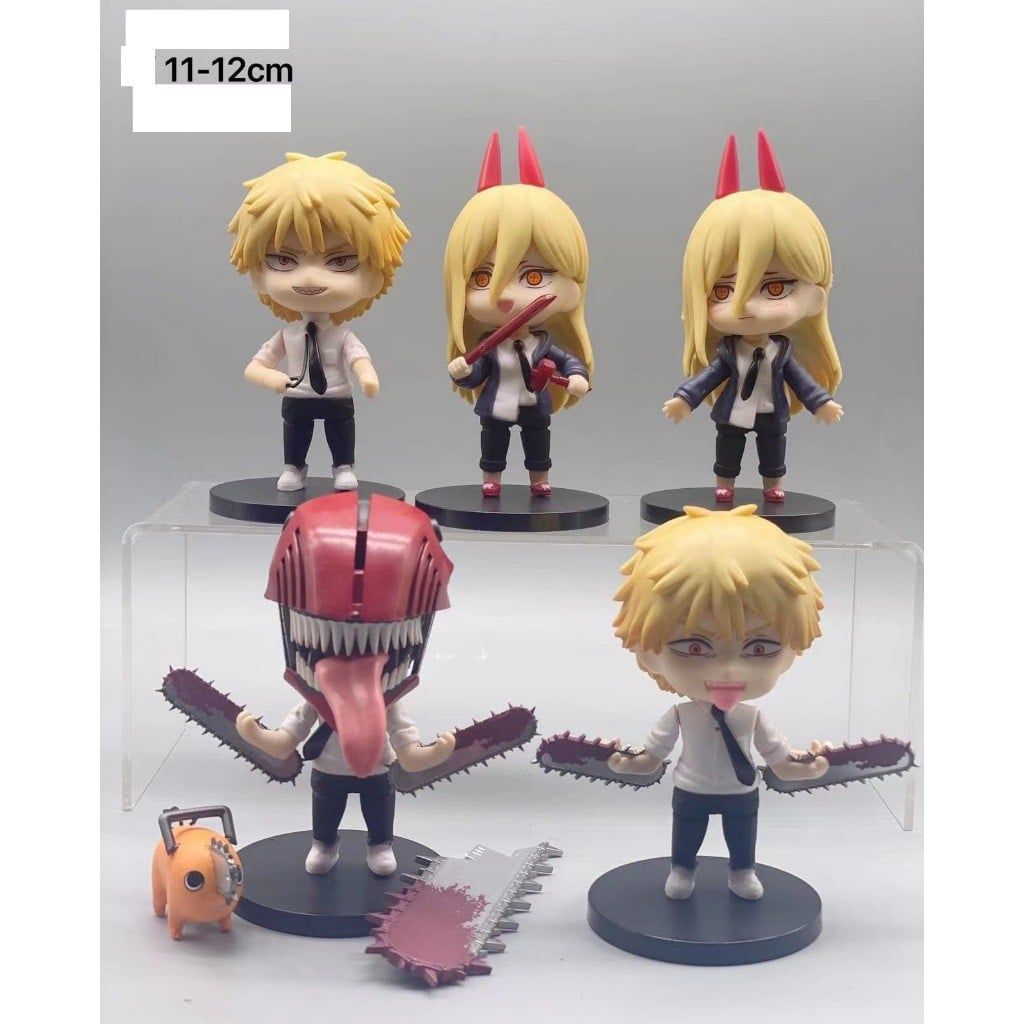 12cm mô hình [ hỏa tốc hcm ] nendoroid chainsaw man denji power makima reze