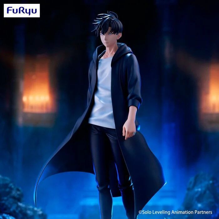 18cm [ hỏa tốc hcm ][ Vũ Trí Ba ] Mô hình nhân vật Solo Leveling - Sung Jin woo Aura Farming