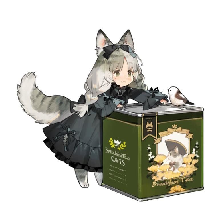 [ hỏa tốc hcm ][ Vũ Trí Ba ] Figure Hộp Trà Và Bé Mèo Có thể đựng đồ bên trong - Mô Hình FULL BOX cat tea 1 anime waifu