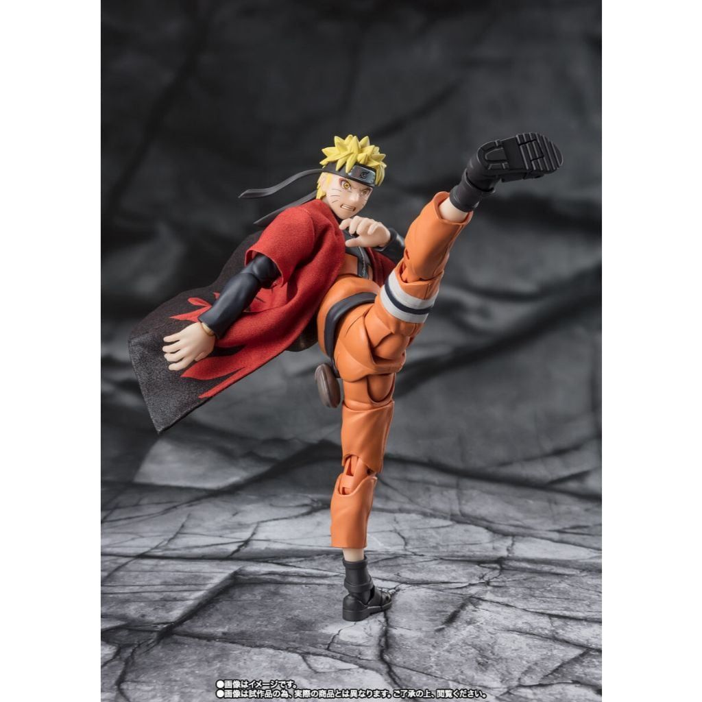 16cm FuLL BoX [ Hỏa tốc HCM ] Mô hình S.H.Figuarts SHF khớp Shippuuden Uzumaki Naruto Sage Mode