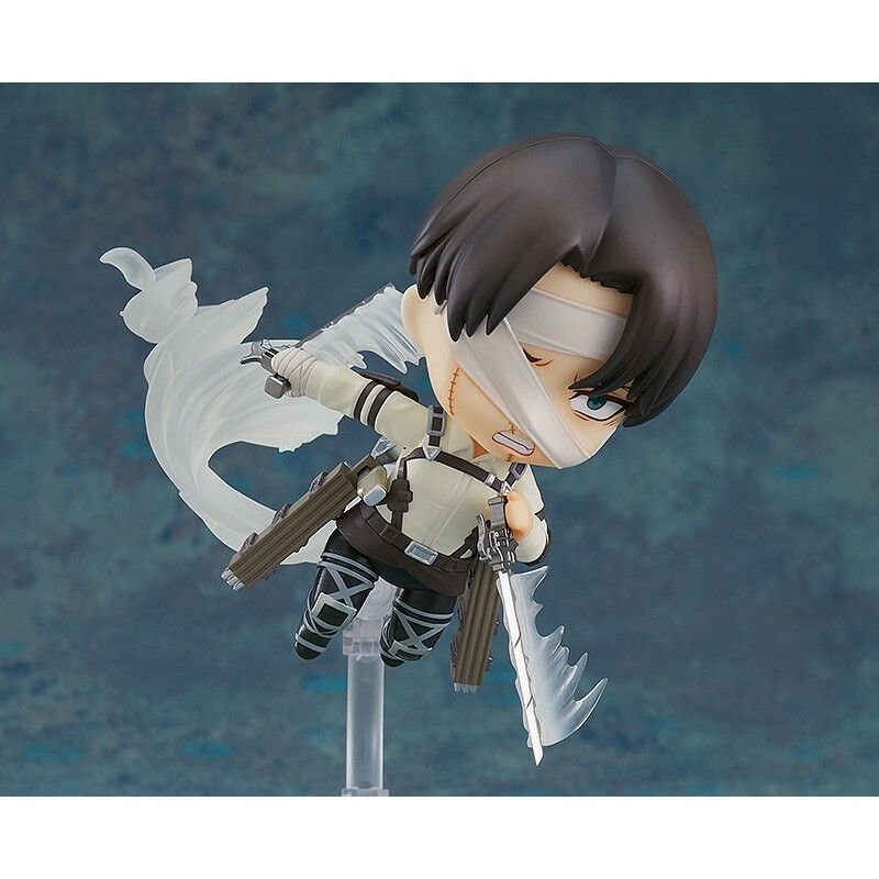 12cm FULLBOX [ Vũ Trí Ba ] Mô Hình Nendoroid Attack on Titan The Final Season - Levi Ackerman