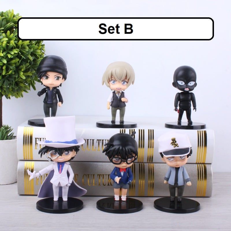 mua 5 tặng 1 CÓ VIDEO [ hỏa tốc hcm ] Mô hình Kaito Kid Conan Amuro Shuichi Akai Hattori Heij 6 12cm