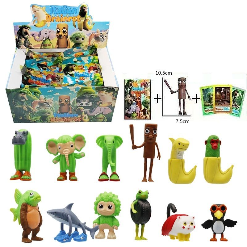 mua 5 tặng1 Túi mù Mô hình BrainRot Hỏa tốc Tung Tung Tung Sahur Tralalelo Tralalala trẻ em Quà tặng