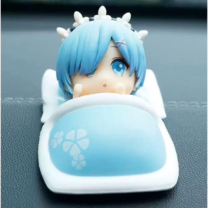 [ Vũ Trí Ba ] Mô hình nhân vật Anime Nezuko, Sora, Rem, Saber, Kurumi Tư Thế Nằm Ngủ