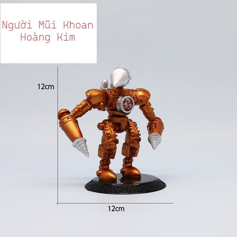 có video [ hỏa tốc hcm ][ Vũ Trí Ba ] Mô Hình 17cm skibidi toilet titan clock king drill speaker man