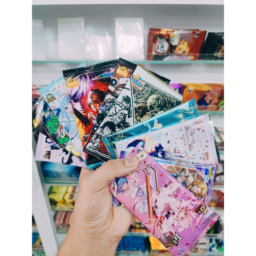[ hỏa tốc ] Tổng hợp Set 5 ảnh thẻ nhân phẩm Anime Digimon Waifu Jujutsu Kaisen Jojo ngẫu nhiên