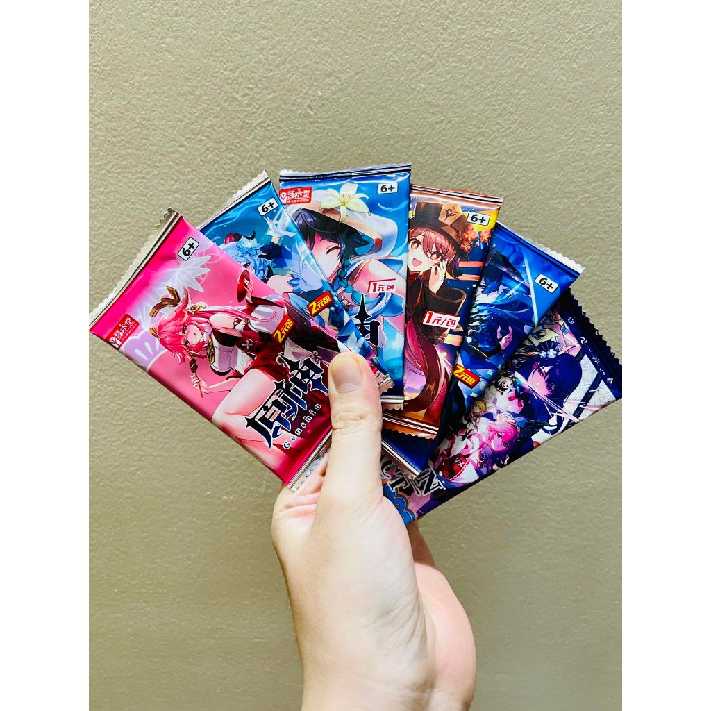[ hỏa tốc ][ Vũ Trí Ba ] [Mua 5 tặng 1] Set 5 ảnh thẻ nhân phẩm Anime Genshin Impact GI ngẫu nhiên
