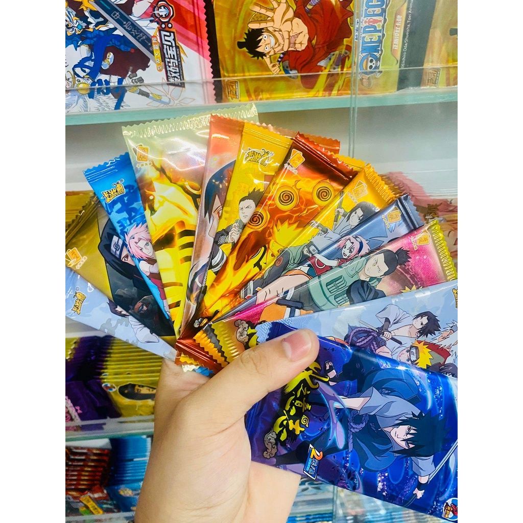 [ Vũ Trí Ba ] Set 5 ảnh thẻ nhân phẩm Anime Naruto ngẫu nhiên chibi xinh xắn