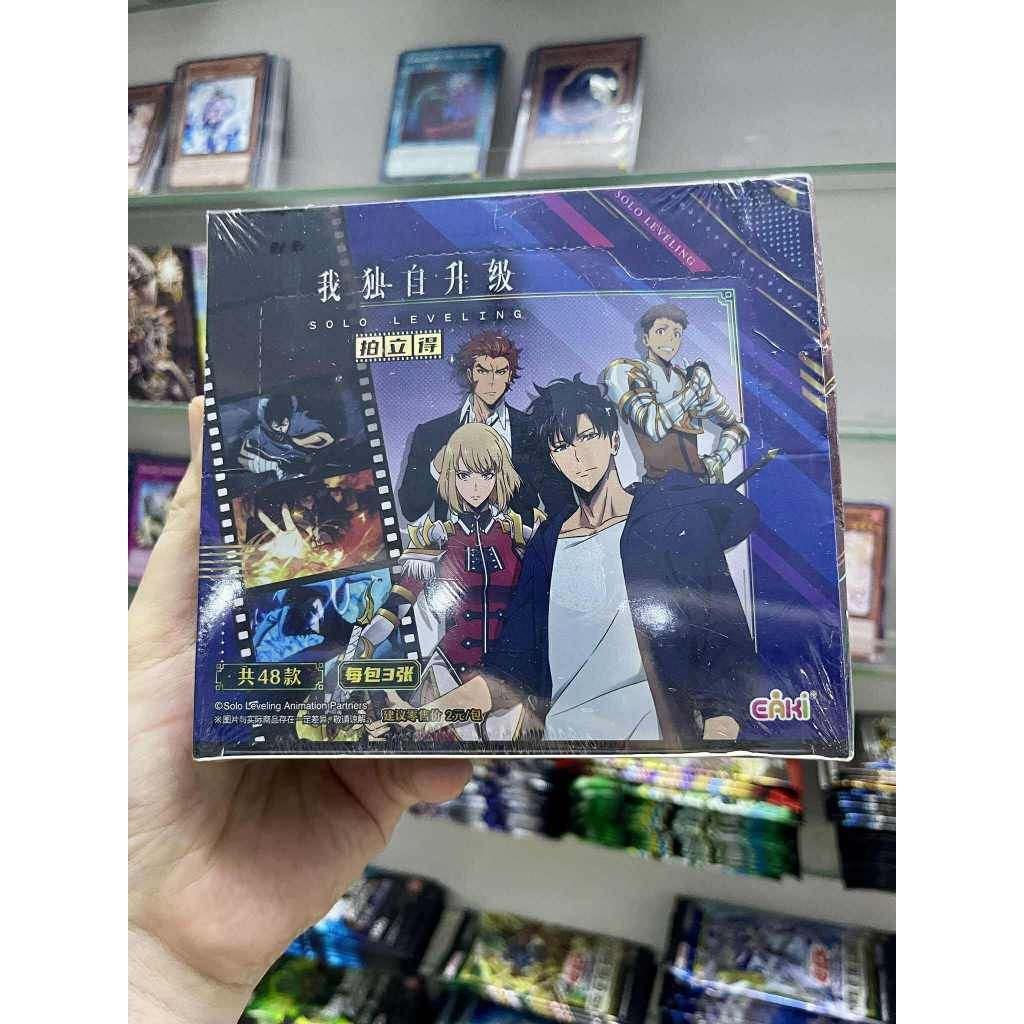[ hỏa tốc hcm ][ Vũ Trí Ba ] Hộp Thẻ Bài ảnh nhân phẩm Anime Solo Leveling - Thăng cấp một mình
