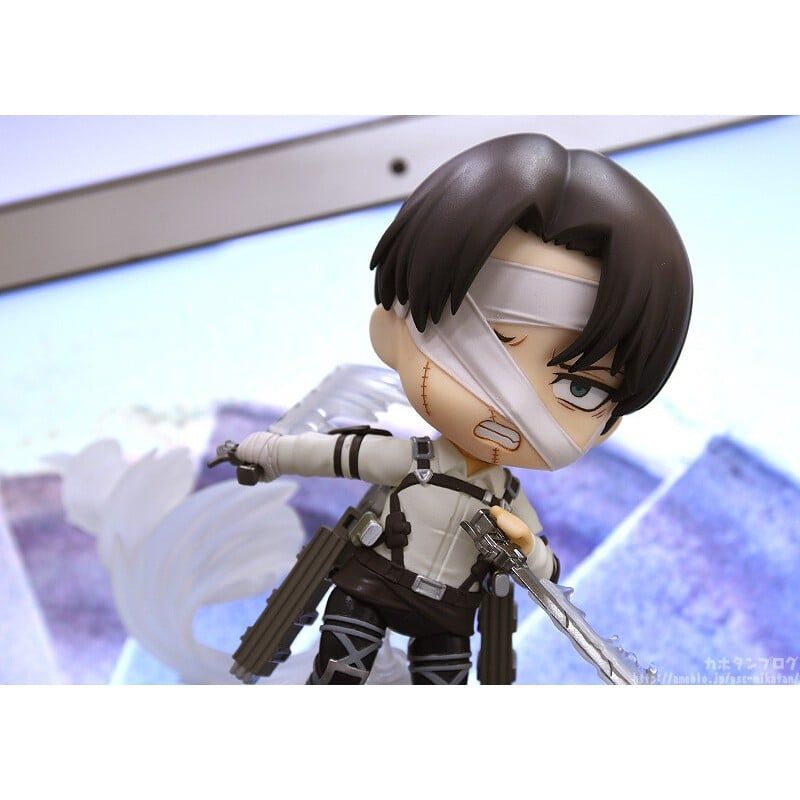 12cm FULLBOX [ Vũ Trí Ba ] Mô Hình Nendoroid Attack on Titan The Final Season - Levi Ackerman