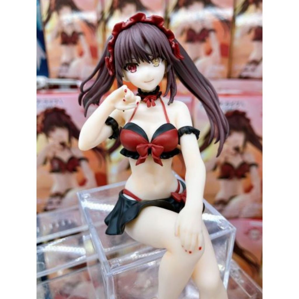15cm [ Vũ Trí Ba ] [ Hỏa tốc HCM ] Mô hình nhân vật - Date A Live V - Tokisaki Kurumi áo tắm ngồi