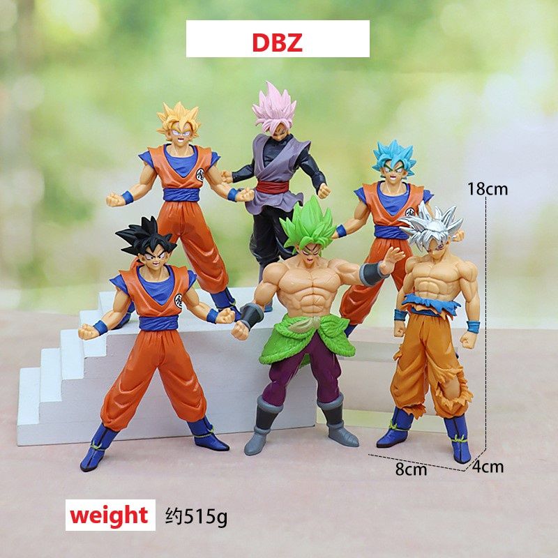 mua 5 tặng 1 [ hỏa tốc hcm ][ Vũ Trí Ba ] Tổng Hợp Mô hình nhân vật goku cadic calich trunks vegeta broly dragon ball