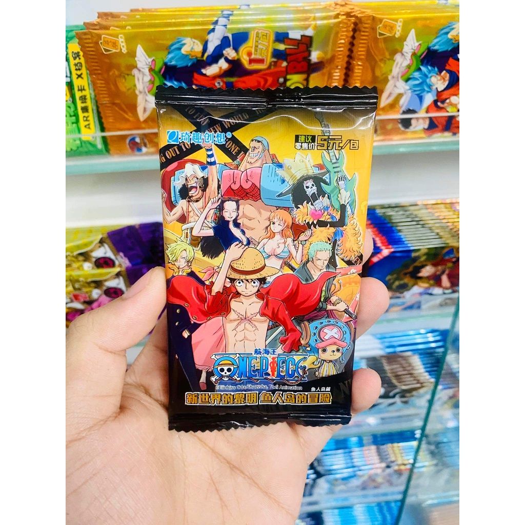 [ hỏa tốc hcm ][ Vũ Trí Ba ] [Mua 5 tặng 1] Tổng hợp Set 5 ảnh thẻ nhân phẩm Anime One Piece ngẫu nhiên chibi xinh xắn